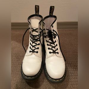 White 1460 Dr. Martens